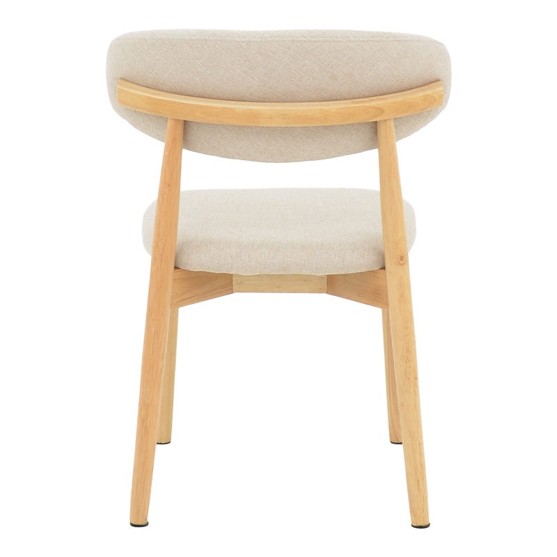 Scaun Model Ubene, Natur/Bej, 46x58x79 cm - 4 | YEO
