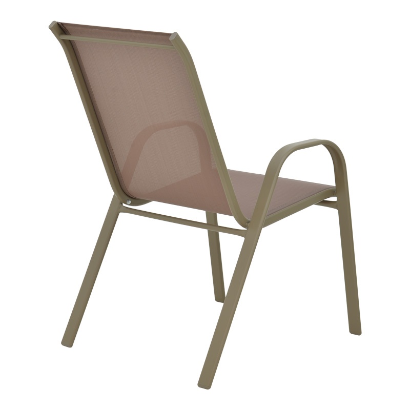 Set masă și scaune de exterior, 3 Piese, Model Albero-Calan, Champagne, D60x70 cm - 2 | YEO