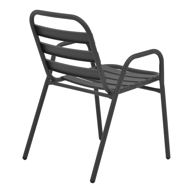 Set masă și scaune de exterior, 3 Piese, Model Albero-Sussie, Antracit, D60x70 cm - 2 | YEO