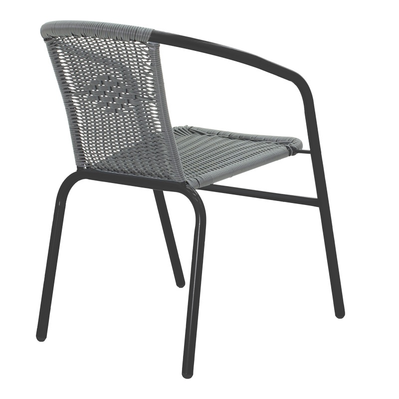 Set masă și scaune de exterior, 3 Piese, Model , Negru - 2 | YEO