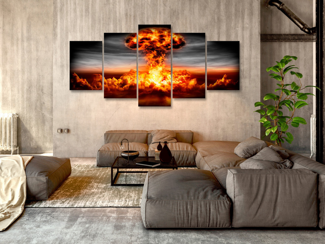 Tablou - Explosion (5 Parts) Wide 100x50 cm - 1 | YEO