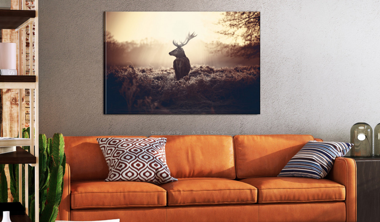 Tablou - Lurking Deer 120x80 cm - 1 | YEO