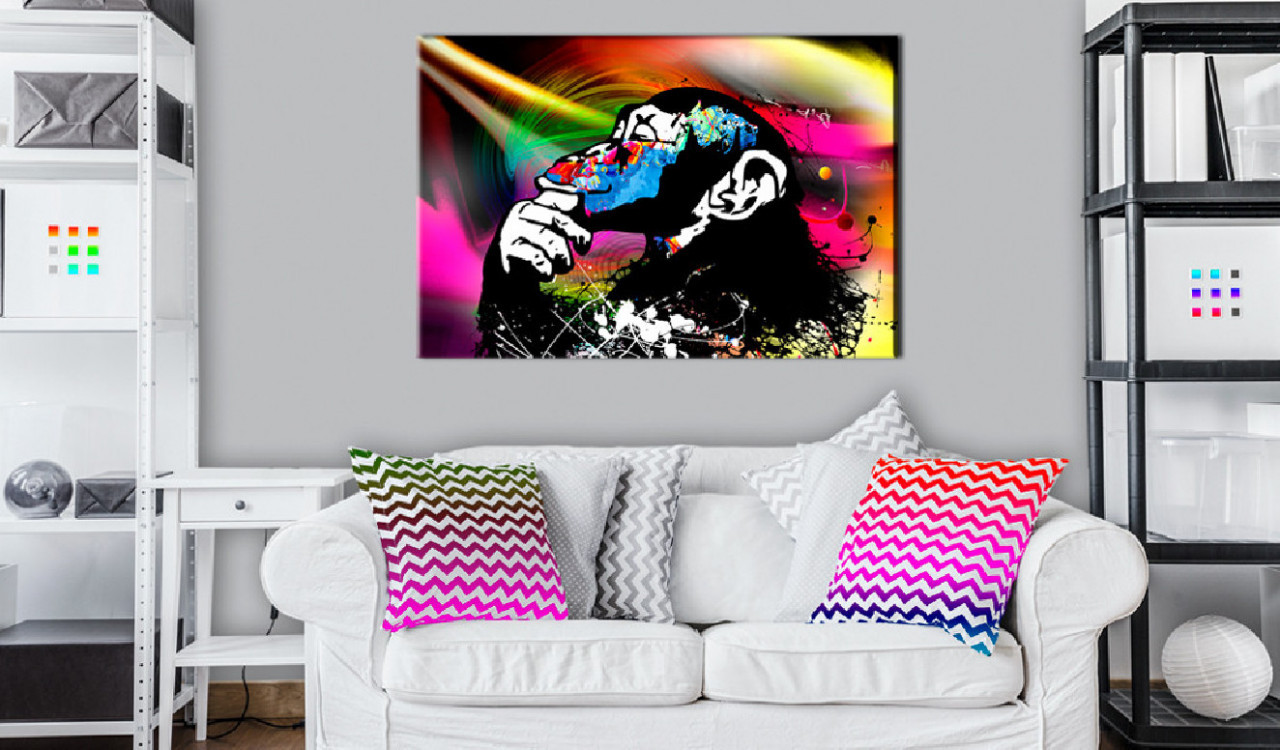 Tablou - Monkey Disco 120x80 cm - 1 | YEO