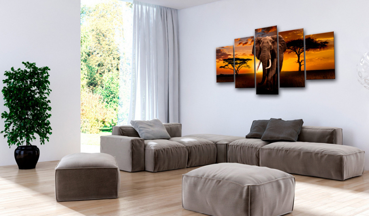 Tablou - The Savannah King 100x50 cm - 1 | YEO