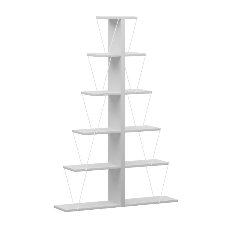 Biblioteca Pako World, Model mini, 130x22x146 cm, Alb