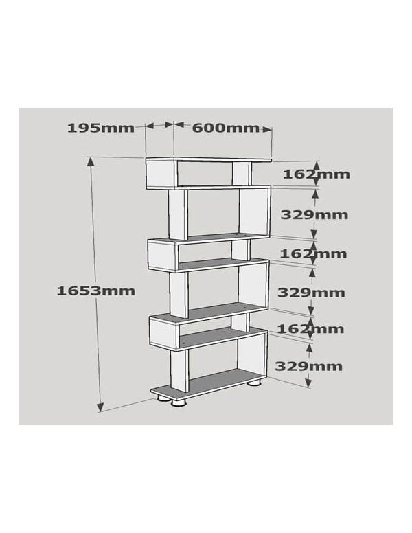 Biblioteca Salvador, Model Blok, Alb/Nuc