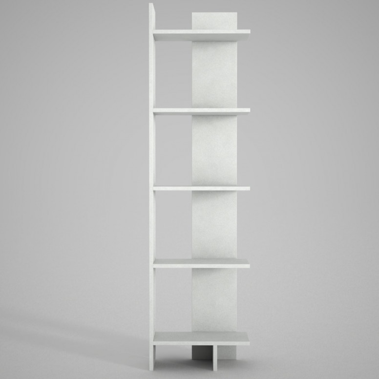 Biblioteca Salvador, Model Perla, Alb - 3 | YEO