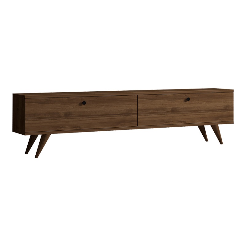 Comodă TV Model Jate, Nuc, 160x25x45 cm