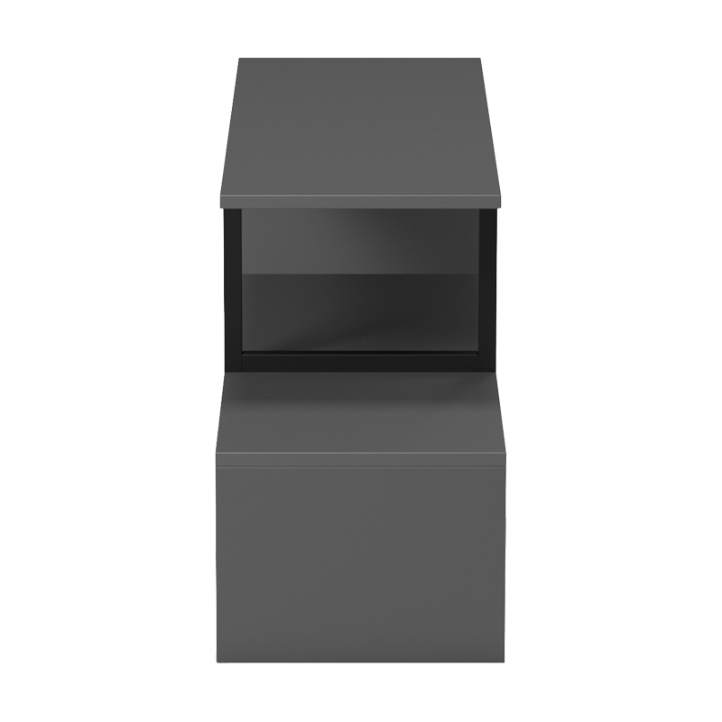 Comodă TV Model Lilant, Gri/Negru, 160x30x45 cm - 3 | YEO