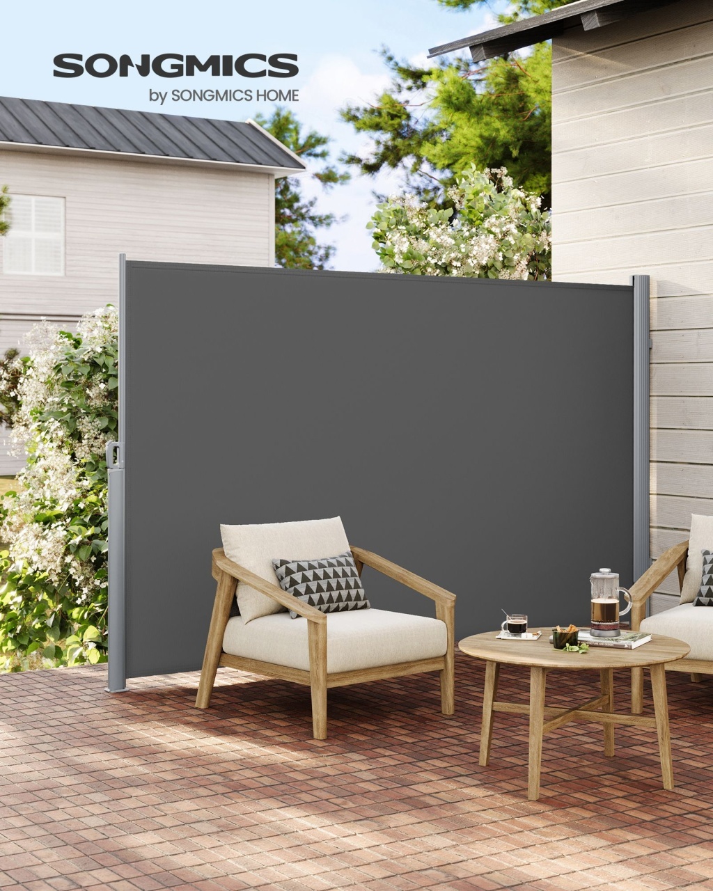 Copertina laterala Songmics Gri 200x300 cm - 2 | YEO