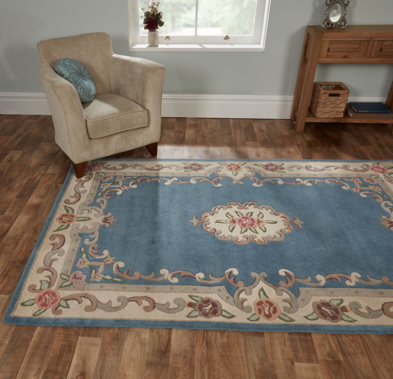 Covor Aubusson Albastru 75X150 cm, Flair Rugs