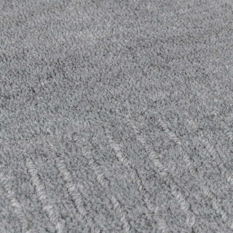 Covor Textured Wool Border GREY MARL 200X290 cm, Flair Rugs - 3 | YEO