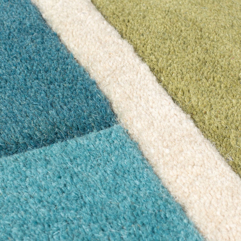 Covor traversa Piano Verde/Multicolor 60X230 cm, Flair Rugs - 4