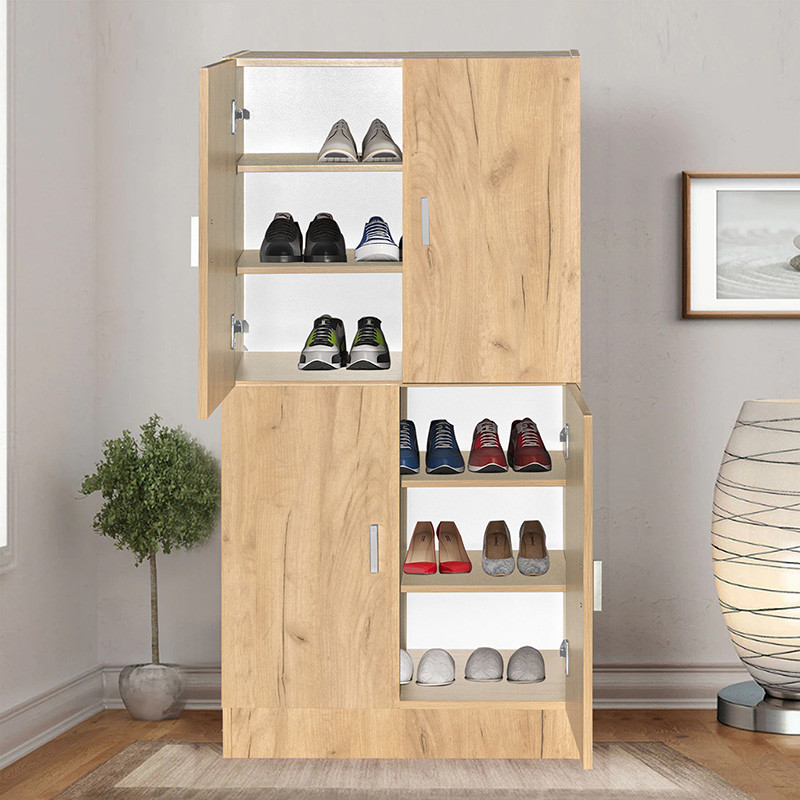 Dulap pantofi Felicity culoare lemn natural 60x32x127cm - 1 | YEO