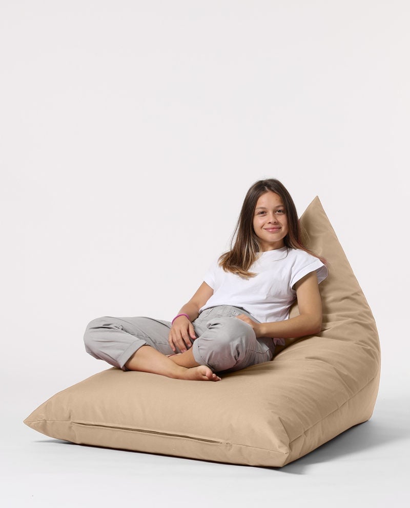 Fotoliu de Grădină tip Bean Bag Model Pyramid, Mink