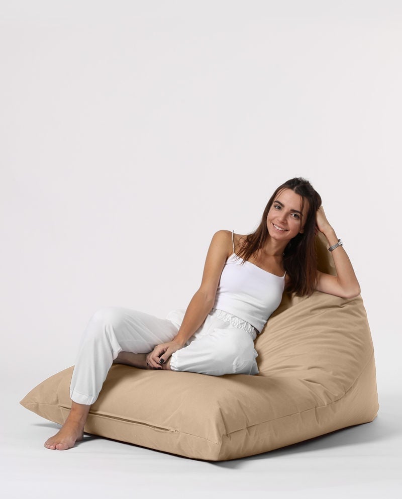 Fotoliu de Grădină tip Bean Bag Model Pyramid, Mink - 3 | YEO