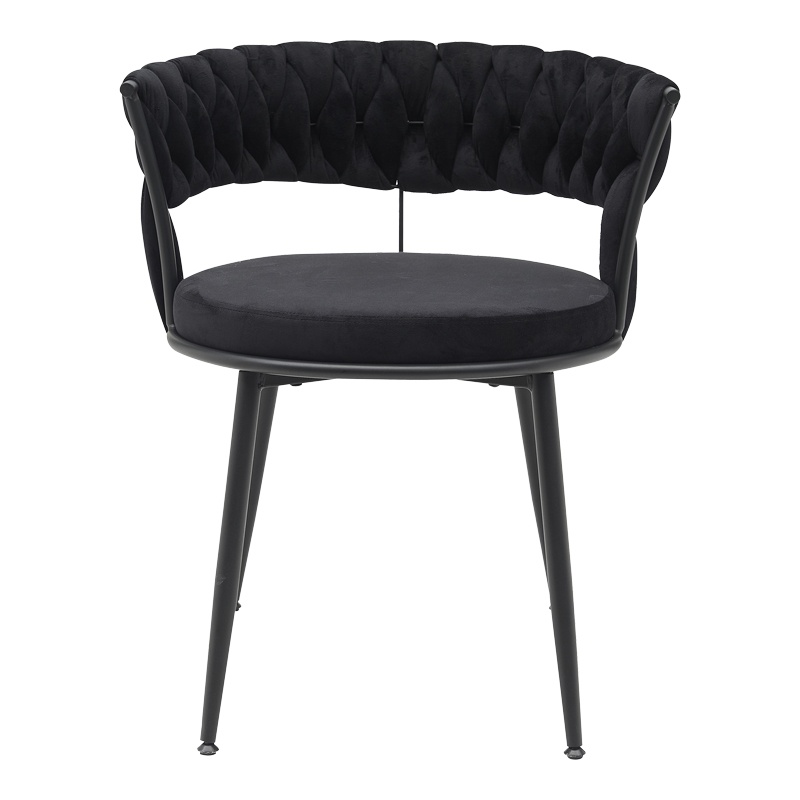 Fotoliu Model Alkia, Negru, 60x57x68 cm - 3 | YEO