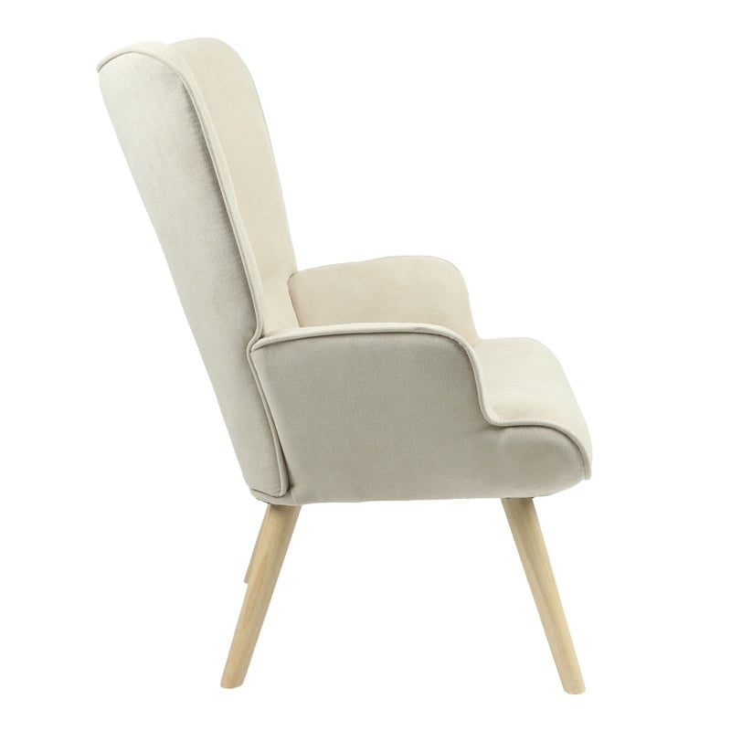 Fotoliu Model Fluffy, Bej/Natur, 75x69x96 cm - 3 | YEO