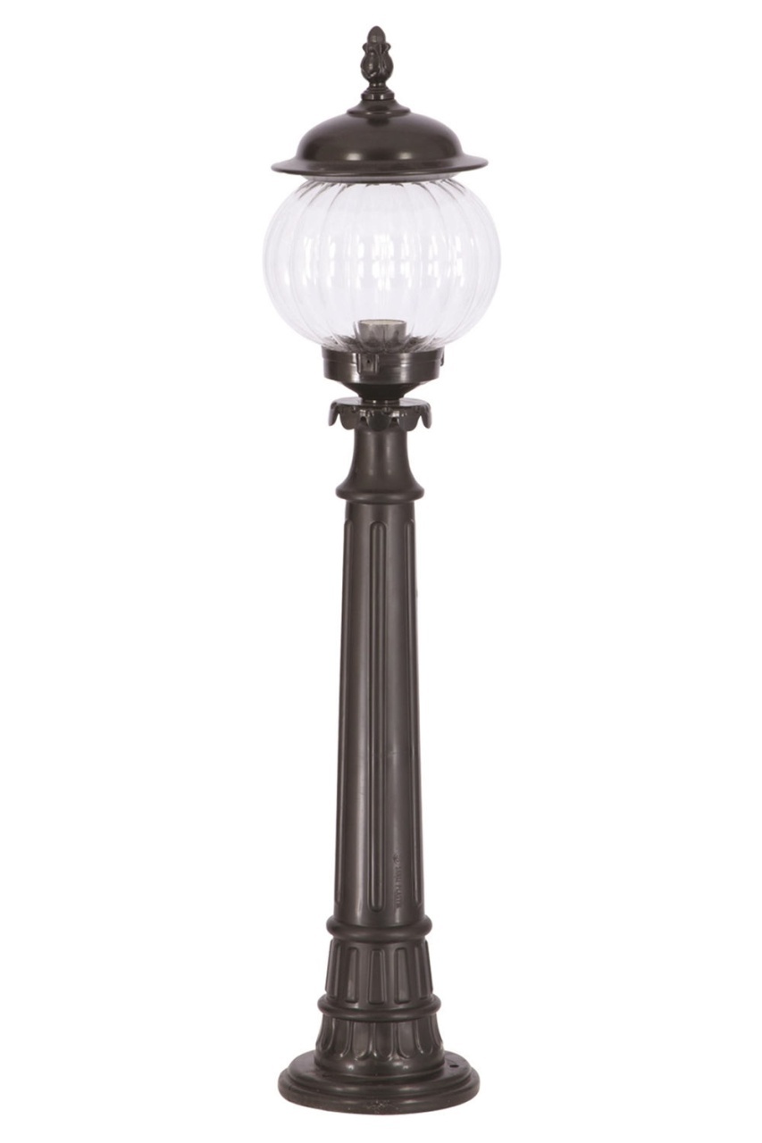 Lampadar de exterior M2B Negru 23x23 cm