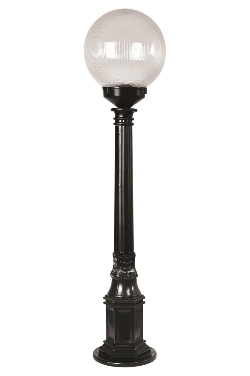 Lampadar de exterior M4B Negru 90x25 cm