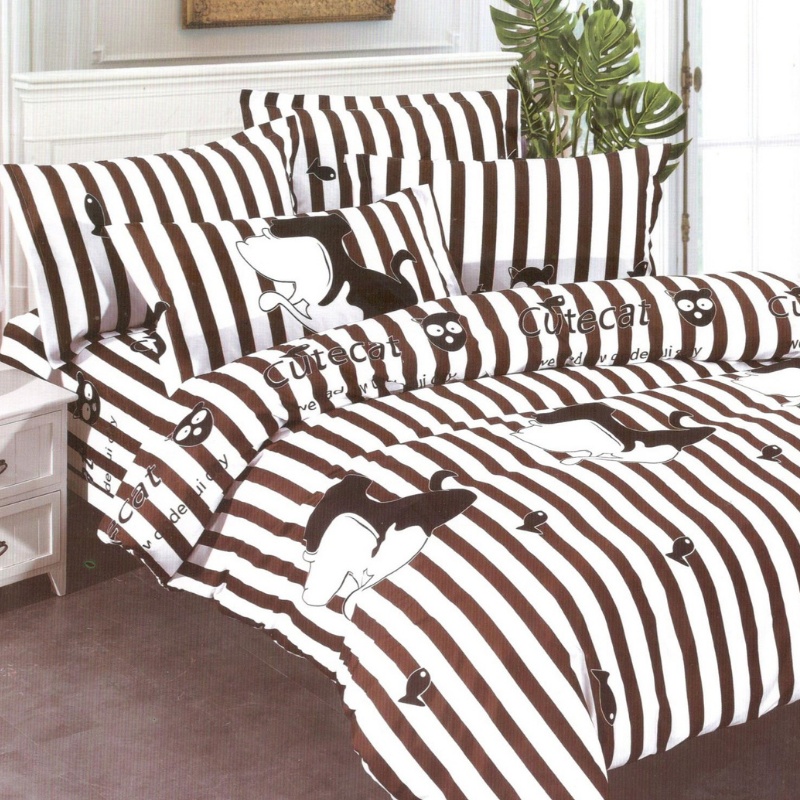 Lenjerie Bumbac Satinat 4 Piese Estin