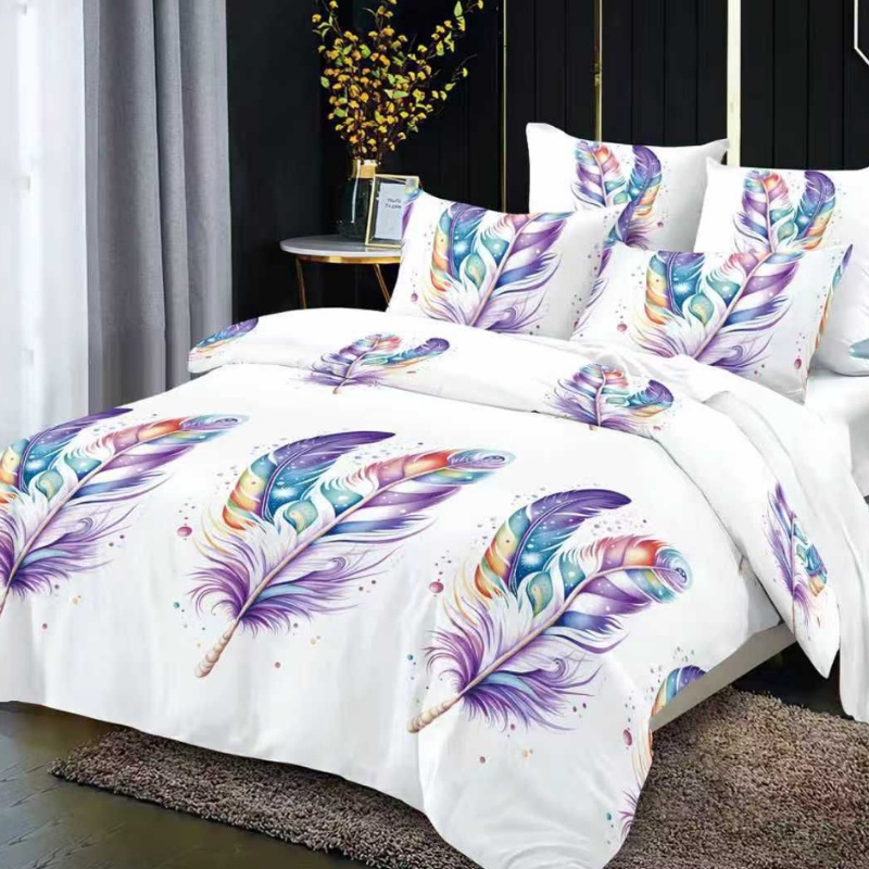 Lenjerie cu elastic 180x200cm, Celunara, 4 Piese