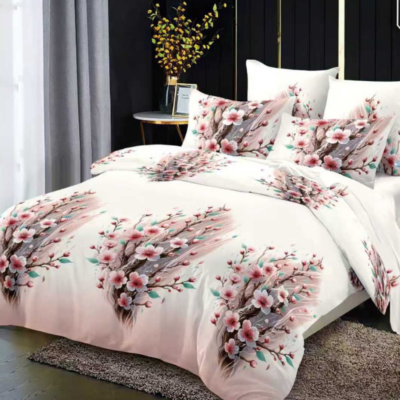 Lenjerie cu elastic 180x200cm, Noctella, 4 Piese