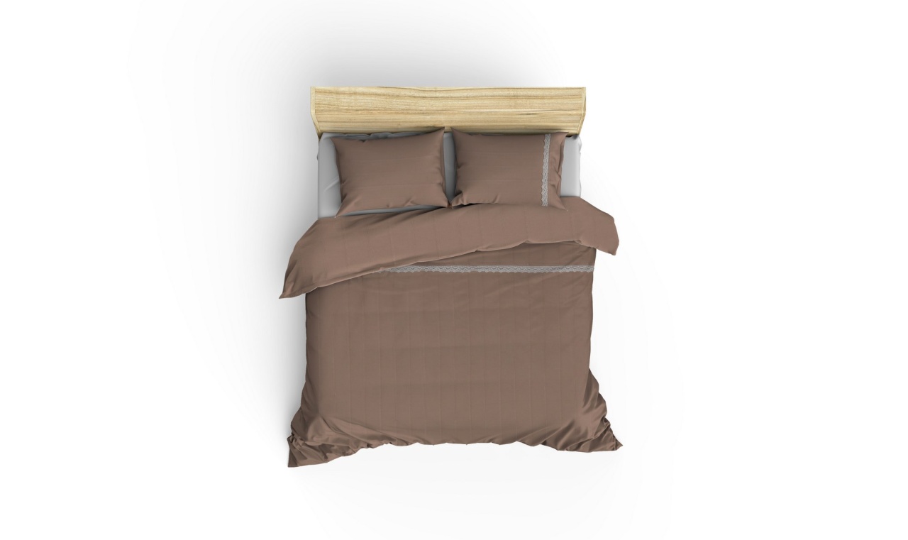 Lenjerie de pat dublu Model Jasmin Beige - 2 | YEO