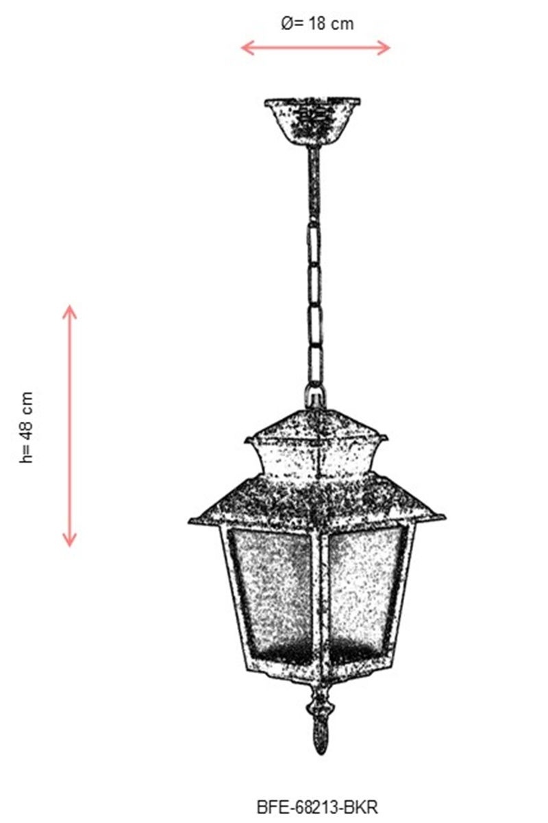 Lustra de exterior 68213 Maro 48x18 cm - 2 | YEO