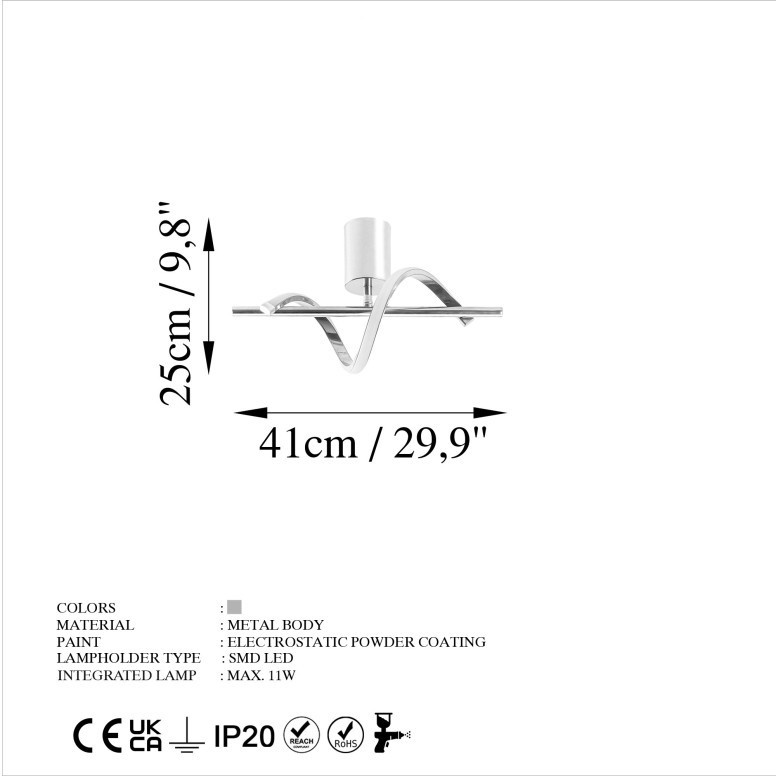 Lustra Likma - 13517 Crom - 5 | YEO