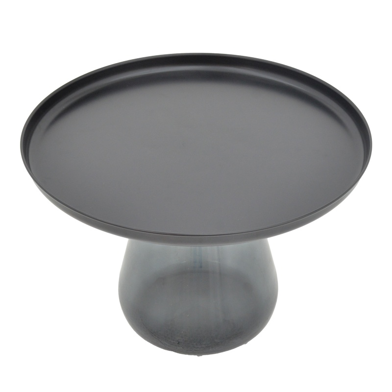 Masuta de Cafea Model Kunlo, Negru, D60x42 cm - 1 | YEO
