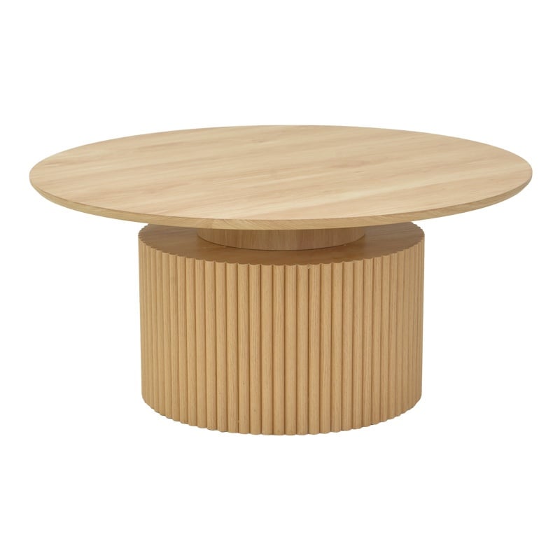 Masuta de Cafea Model Opols, Natur, Φ90x42 cm