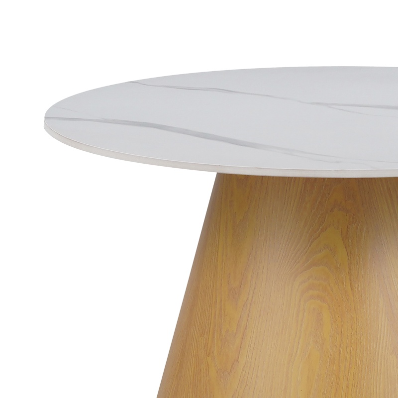 Masuta de Cafea Model Soleire, Alb, D70x40 cm - 1 | YEO
