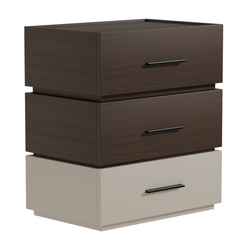 Noptiera Model Sonlen, Nuc/Bej, 60x40x66 cm - 2 | YEO