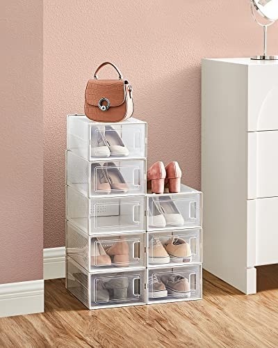 Pantofar din plastic, Songmics, Alb, 33.3x23x14 cm - 2 | YEO