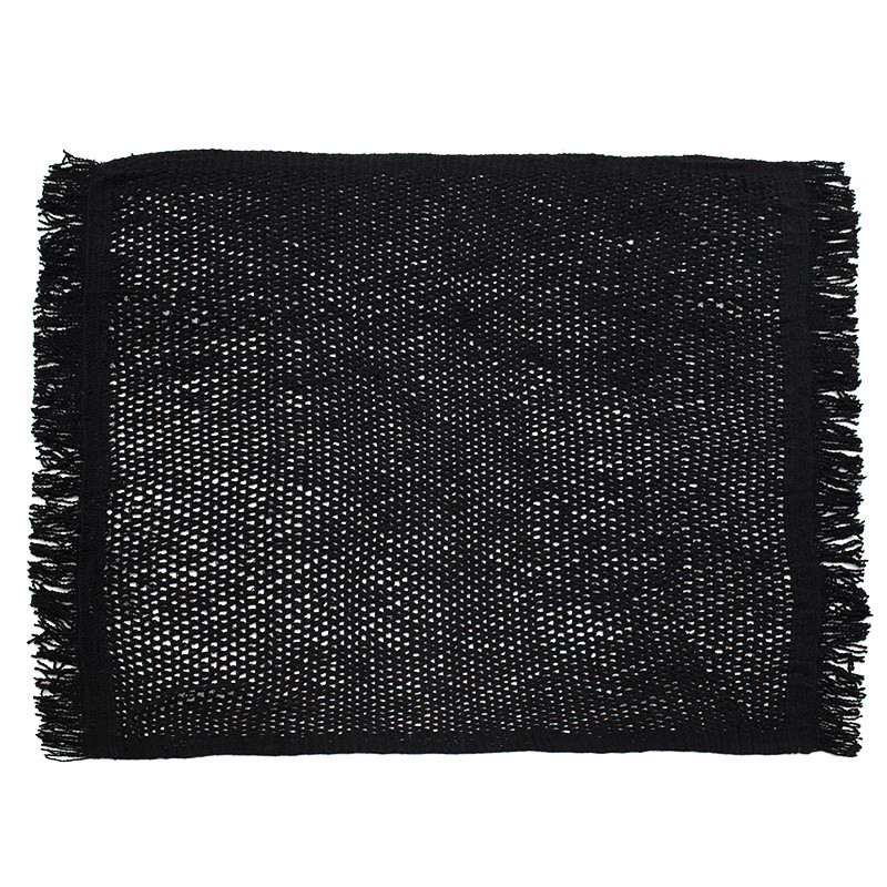 Parasolar Roof macrame negru 4x4m - 1 | YEO