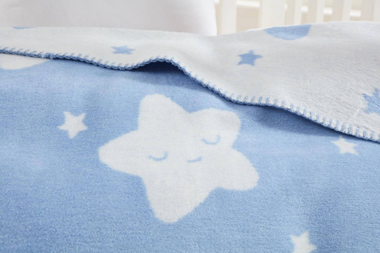 Patura Bebelusi Model Star Light Blue - 1 | YEO