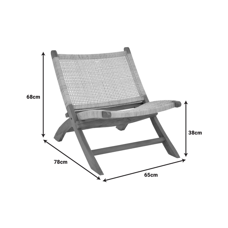 Scaun cu Brate Model Jerenze, Natur, 65x78x68 cm