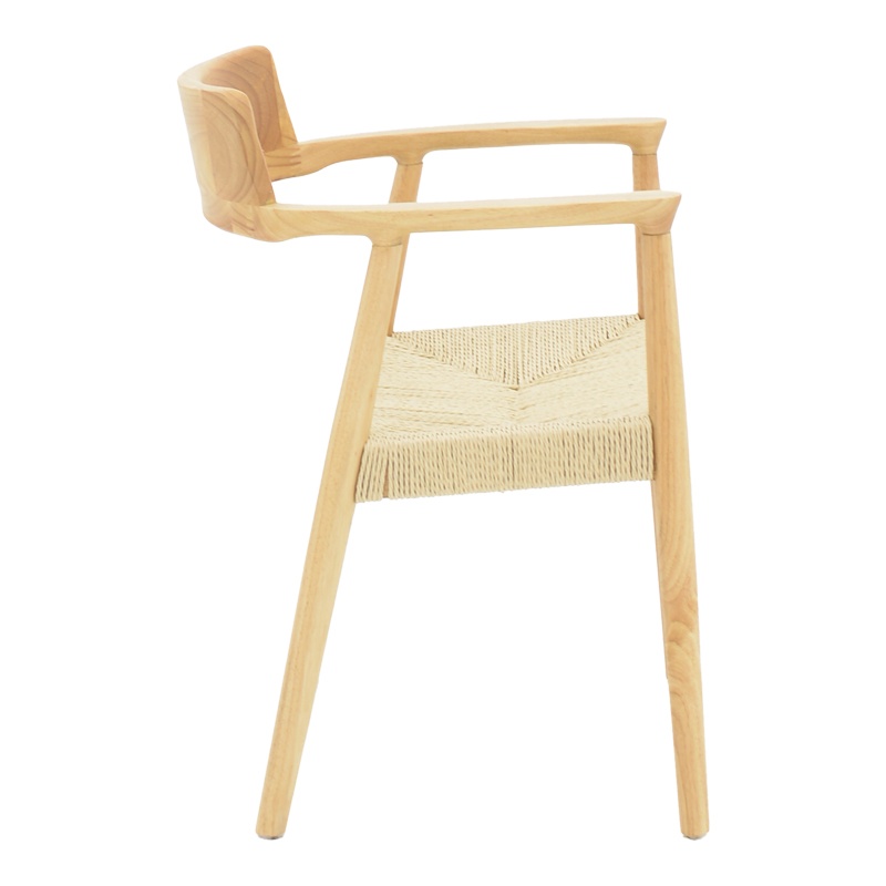 Scaun cu Brate Model Jojene, Natur, 58x54x79 cm - 2 | YEO