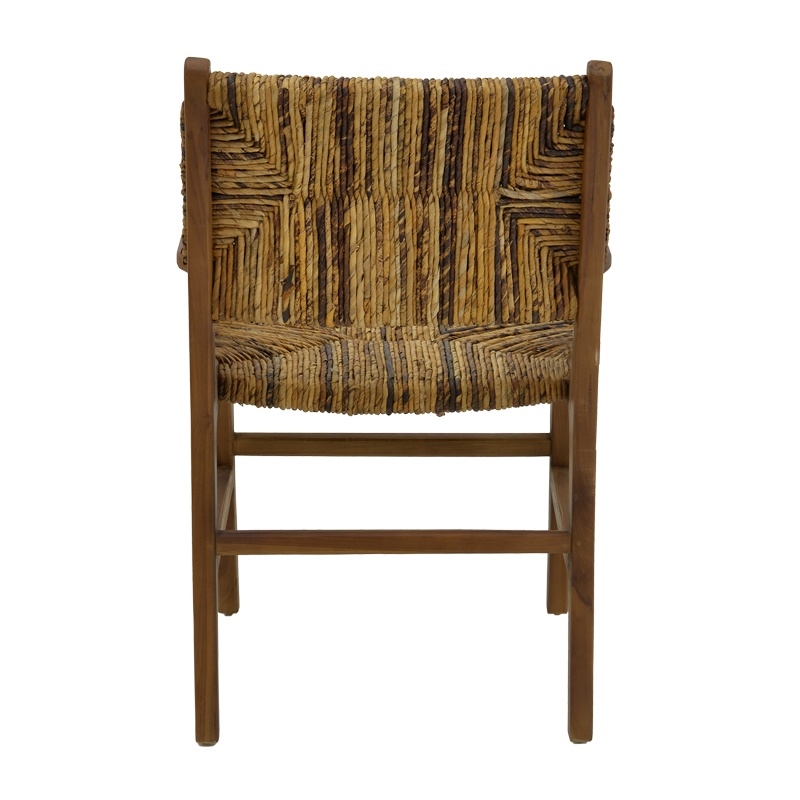 Scaun cu Brate Model Refane, Natur, 55x60x85 cm - 4 | YEO