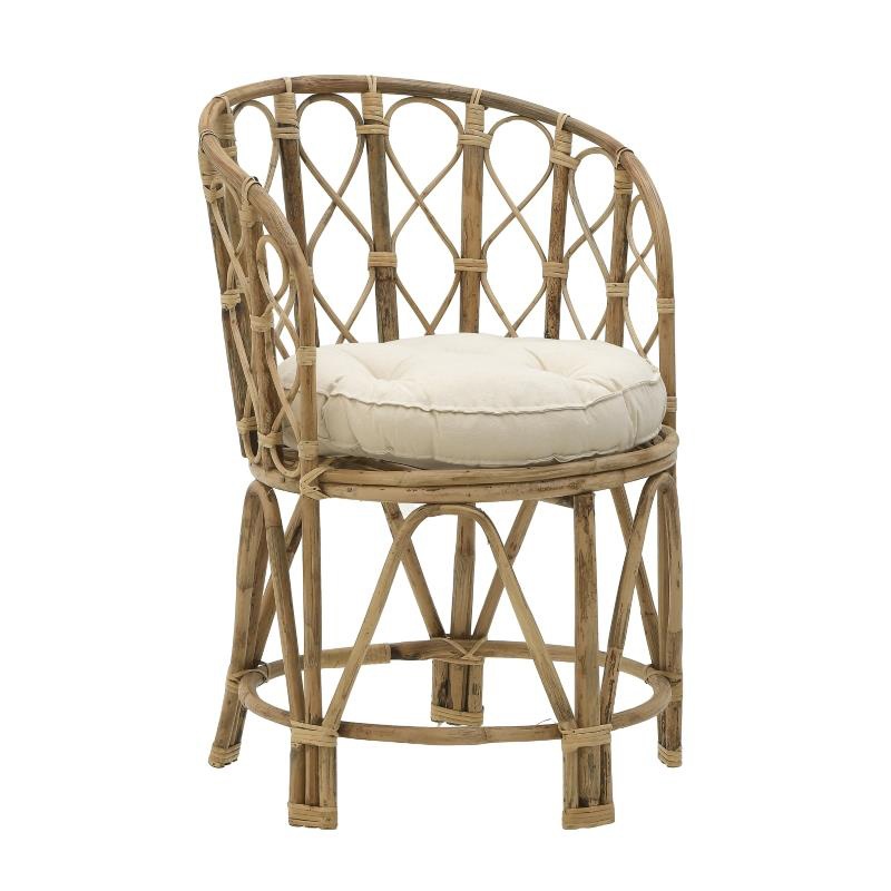 Scaun cu Brate Model Rostan, Natur, 55x47x81 cm