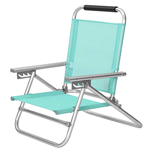 Scaun de plaja, Songmics, Verde, 57x59x71 cm - 1 | YEO