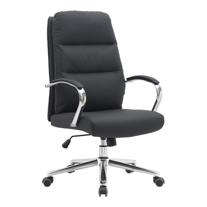 Scaun directorial Normie, negru, 58x65x103-111 cm