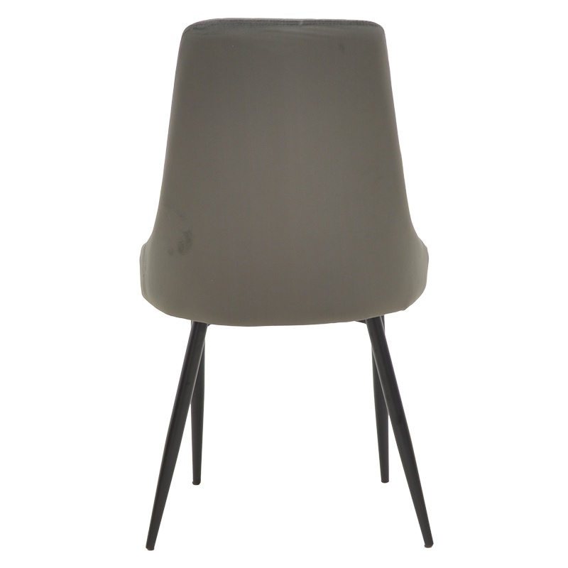 Scaun Model Azori, Gri inchis/Negru , 49x55x85 cm - 4 | YEO
