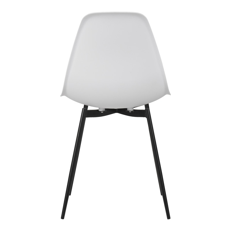 Scaun Model Ballen, Alb/Negru, 41.5x53x84.5 cm - 4 | YEO