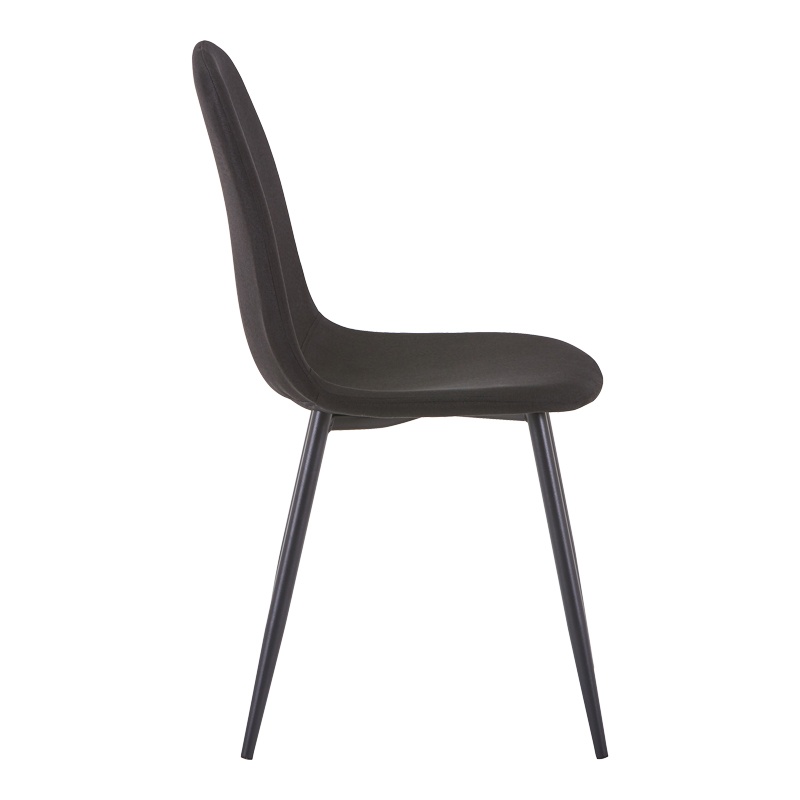 Scaun Model Bella, Antracit/Negru, 43x52x88 cm - 2 | YEO