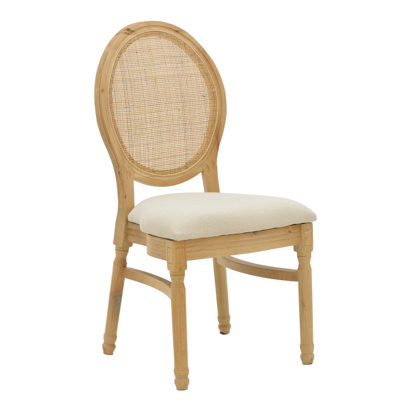 Scaun Model Canco, Natur, 50x55x98 cm