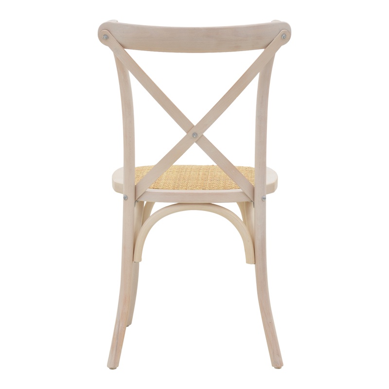Scaun Model Dylon, Natur/Alb, 48x52x89 cm - 4 | YEO