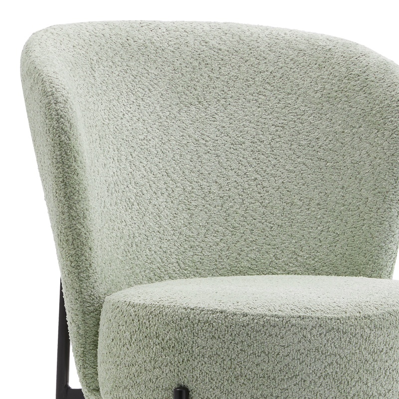 Scaun Model Houlian, Verde menta/Negru, 46x66x89 cm - 1 | YEO