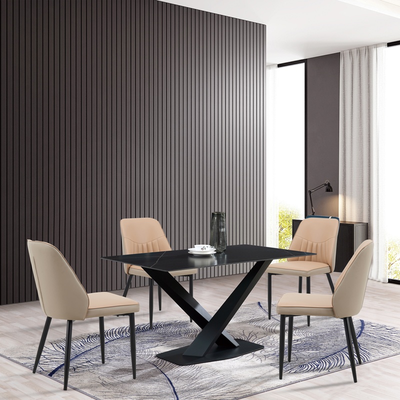 Scaun Model Onyer, Maro/Gri, 48x60x83 cm - 1 | YEO